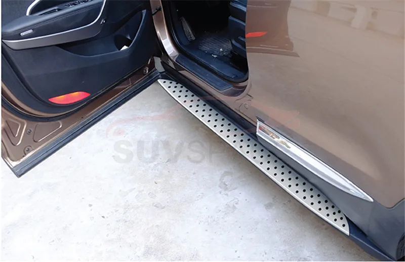 Алюминий подходит для hyundai Grand Santa Fe XL 2013 Беговая доска боковой шаг nerf бар боковые навесы