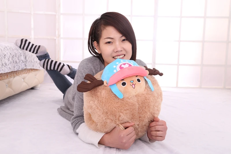 1pc 35cm Cartoon Chopper Plush Doll Stuffed Anime Cute Chopper Plush Toys Soft Hand Warmer Lovely Pillows Kids Girls Gift