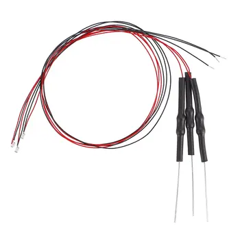 

uxcell Prewired SMD LED Light Emitting Diode with Resistor Yellow 0805
