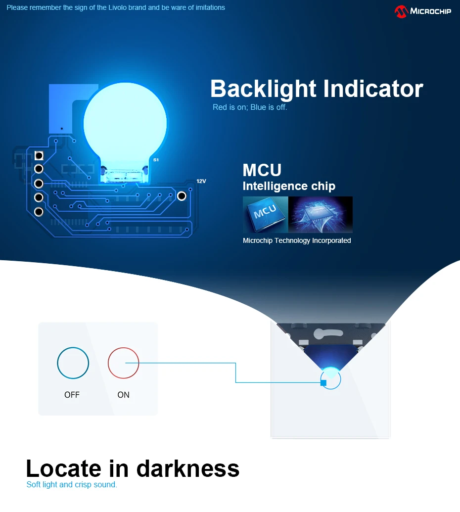 Livolo APP Touch Control Zigbee wifi smart touch