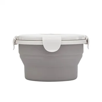 

1Pcs 240ML 540ML 660ML Silicone Bowl pet folding portable Dog Bowls for food the dog drinking water bowl pet bowls