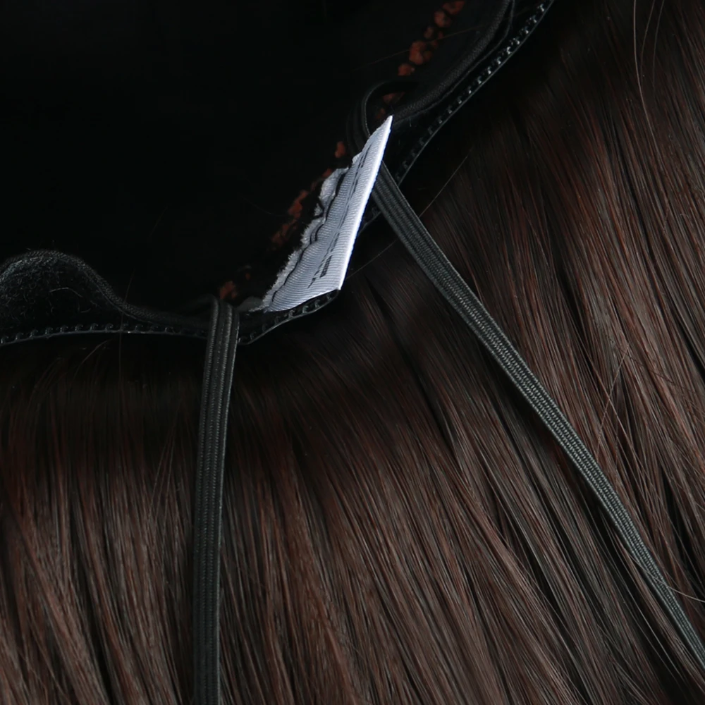 Длинная синтетическая крышка парик много стилей NaturalBlack/коричневые волнистые