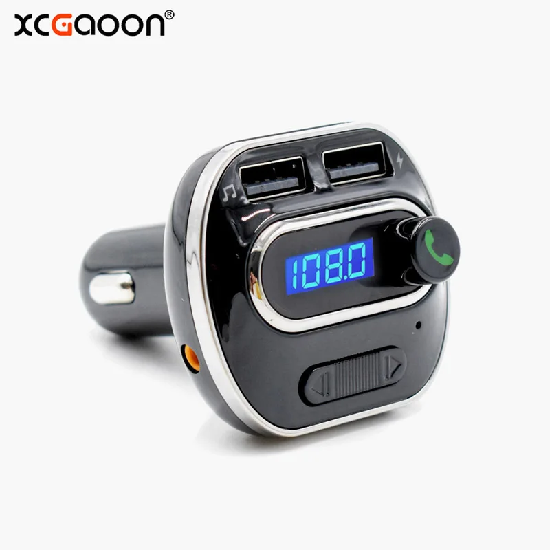 XCGaoon T19 автомобильный комплект Bluetooth 4 1 Гарнитура MP3 плеер FM передатчик 2 USB 5 в а