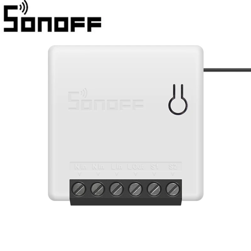 

Sonoff MINI DIY APP Smart Remote Control Timer Schedule Voice Power-on Status DIY Mode Two Way Wifi Smart Switch Smart Home