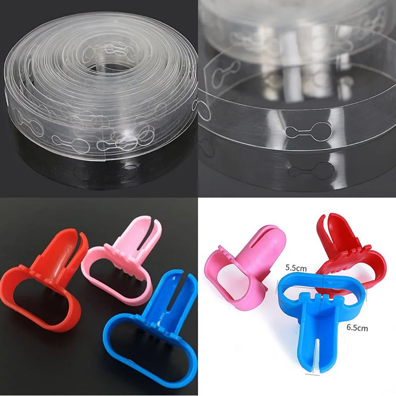 

Latex Balloon Combination Styling Tool Plastic Balloon Chain 5M Balloon With Knob Birthday Party Wedding Decoration Supplies
