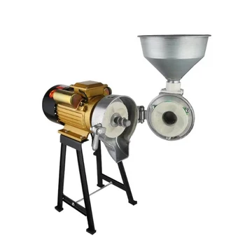 

3500W commercial Dry wet peanut butter machine maker Grain mill grinder for beans tofu sesame chili sauce corn flour Refiner hot