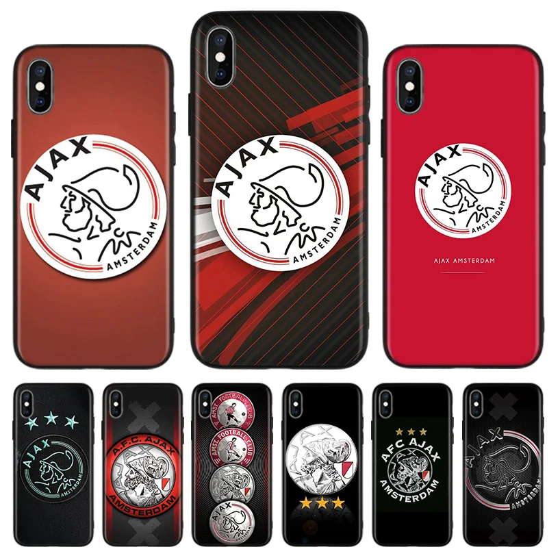 

Ajax equipe Black Case For iPhone 11 Pro XS MAX XR 7 8 6 6S Plus X 10 Ten 5 5S SE Phone Back Cover Coque Shell
