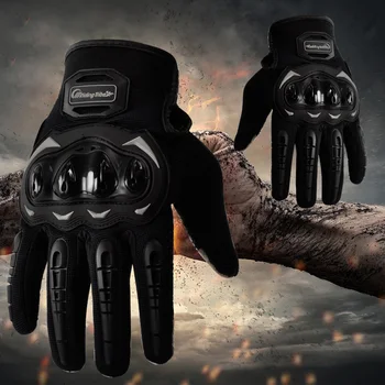 

FOR honda dio af27 suzuki cafe racer honda cb125s kawasaki h2r Motorcycle gloves motocross Touch screen Full finger gloves