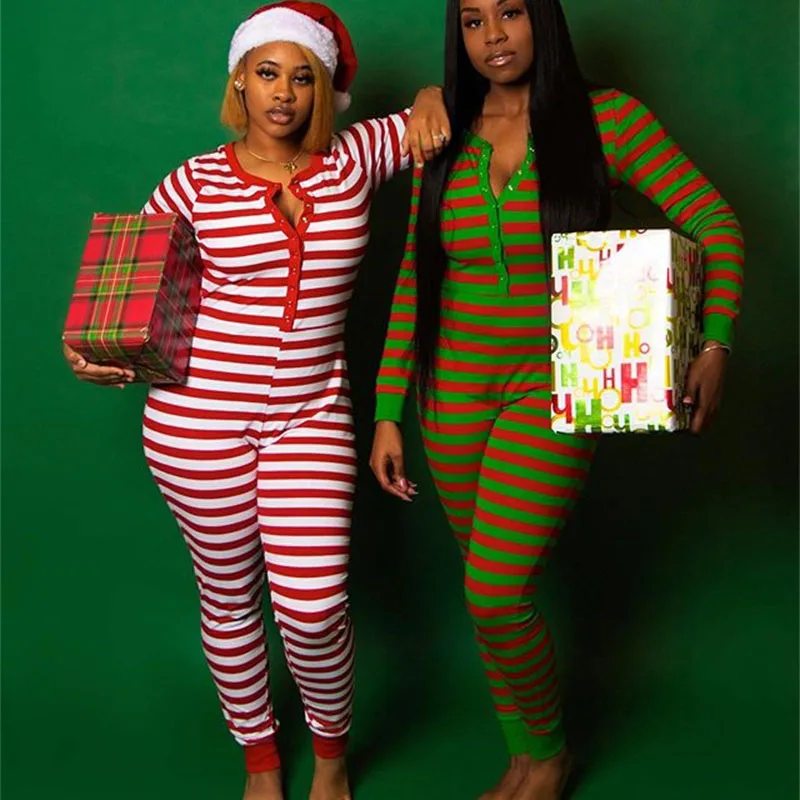 Women Christmas Sleep Clothes Long 