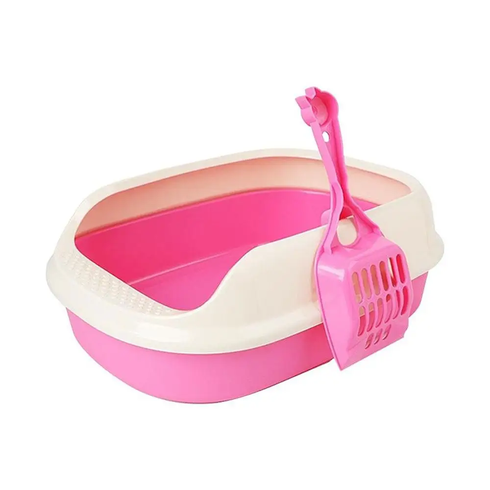 Cat Litter Box Litter Box Cat Toilet Cute Lightweight Portable Durable Plastic Home Shatter-Resistant Pet Supplies Crack-Proof Cat Litter Box Litter Box Cat Toilet Cute Lightweight Portable Durable Plastic Home Shatter-Resistant Pet Supplies Crack-Proof