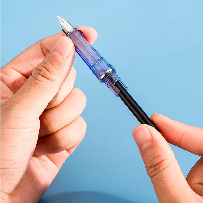 2.6/3.4mm Disposable Fountain Pen Ink Cartridge Pen Refill Black/Red/Blue Ink Set School Office Supplies Stationery Gifts 50pcs 3