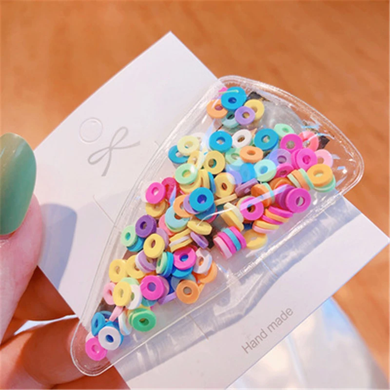 

2020 new Shining Star Hair Clip Quicksand Infant Hairpins Girl Star Clip for Children Girls Sequins Hairpin Hair Accessories