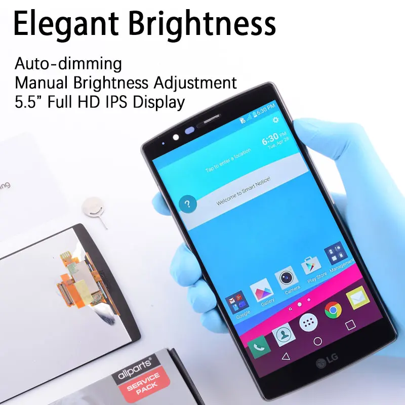 Дисплей для LG G4 LCD H810 H811 H815 H818 в сборе с тачскрином на рамке