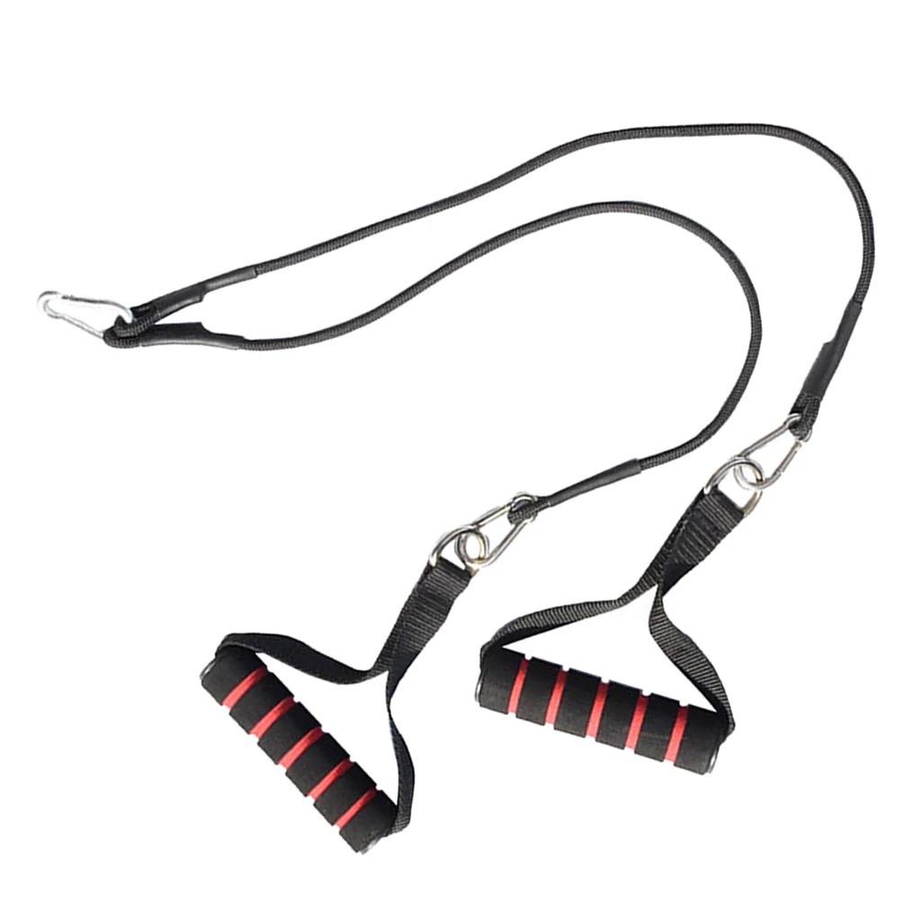 Solid Pulley Cable Machine System- Pull Handle Chest Training Strap Rope Hooks Weights Stand Holder Equipment Pulldown