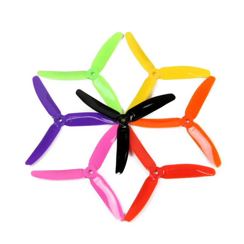

20pcs/lot Kingkong 5040 5045 5050 3-Blade Single Color CW CCW Propellers For FPV Racer RC Multicopter Spare Parts(10pair)