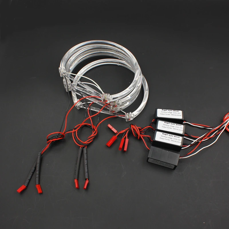 Светодиодсветодиодный ангельские глазки fsilx 4*131 мм Canbus CREEs LED SMD для BMW E36 E38 E49 E46