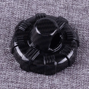 

DWCX Car Styling Radio Antenna Base Cover Trim Carbon Fiber Style Fit for Jeep Wrangler 2007-2015 2016 2017 2018 JK JKU JL JLU