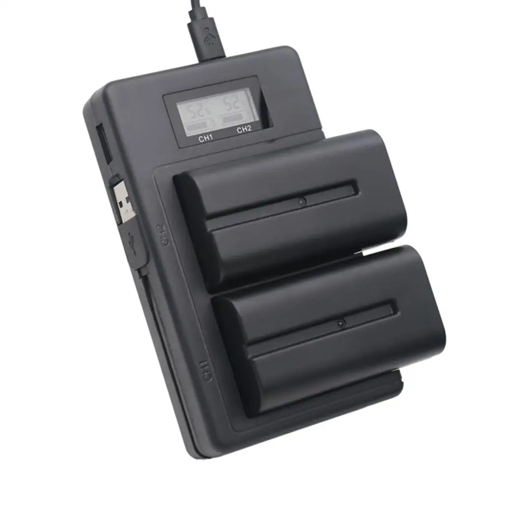 USB зарядное устройство+ 3x bateria NP-F570 NP-F550 NP-F330 NP F550 NP F330 Li-Ion Батарея для sony CCD-SC55 CCD-TRV81 DCR-TRV210 MVC-FD81