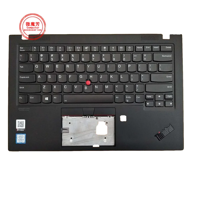 

Новая английская клавиатура с подсветкой для Lenovo Thinkpad X1 Carbon 7-го поколения X1C 2019 SN20R55563, клавиатура с подставкой для рук