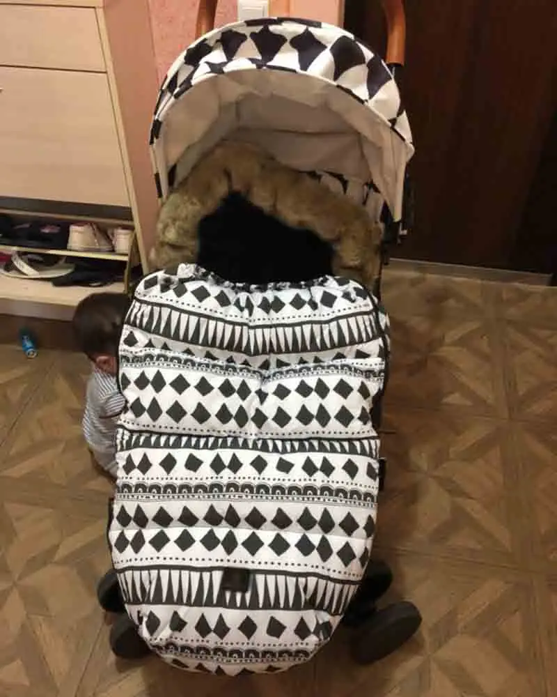 Новейшая детская коляска для сна, сумка для пеленания, конверты, ночная рубашка для младенцев, толстая зимняя теплая детская сумка для сна