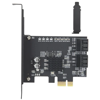 

SATA3.0 Expansion Card to PCI-E 4-Ports 6G Adapter Card IPFS Hard Disk Conversion Card Riser Card