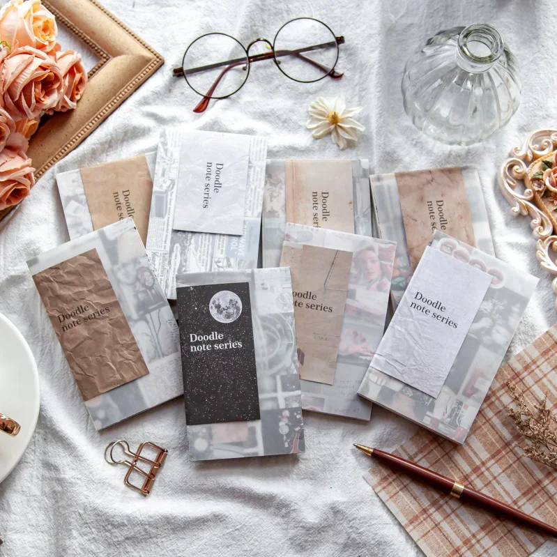 

50 листов/партия, стикеры для заметок, в стиле ретро