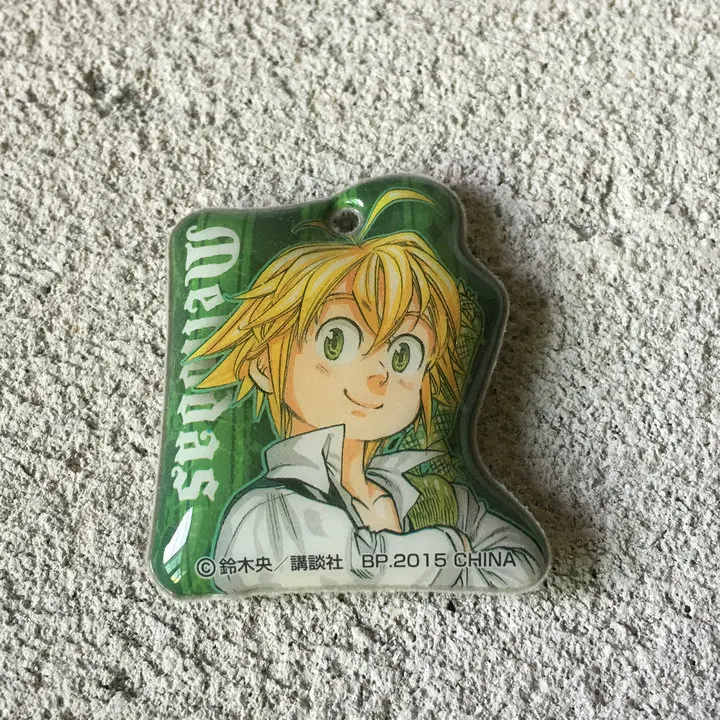 The Seven Deadly Sins Nanatsu No Taizai Anime Meliodas King Elizabeth Diane  Ban Gowther Rubber Keychain - AliExpress