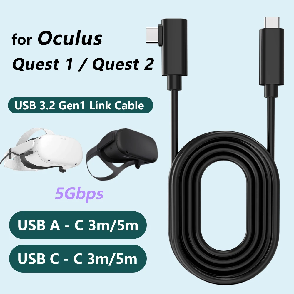 Кабель USB 3 2 Gen 1 для Oculus Quest м 5 | Электроника