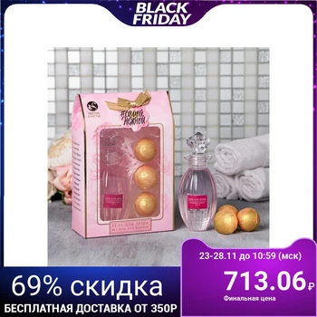 

Shower gel "most gentle", 120 ml., + bath salt 3 PCs. 4701734