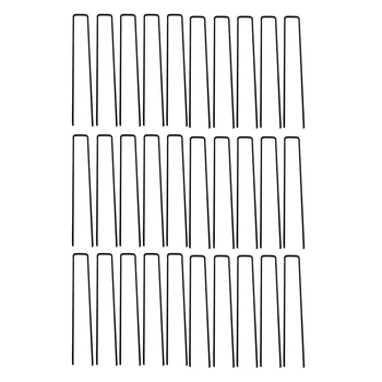 

30 Pcs U-Type Turf Staples for Artificial Grass, for Lawn Sod Weed Landscape Grass Fabric Netting