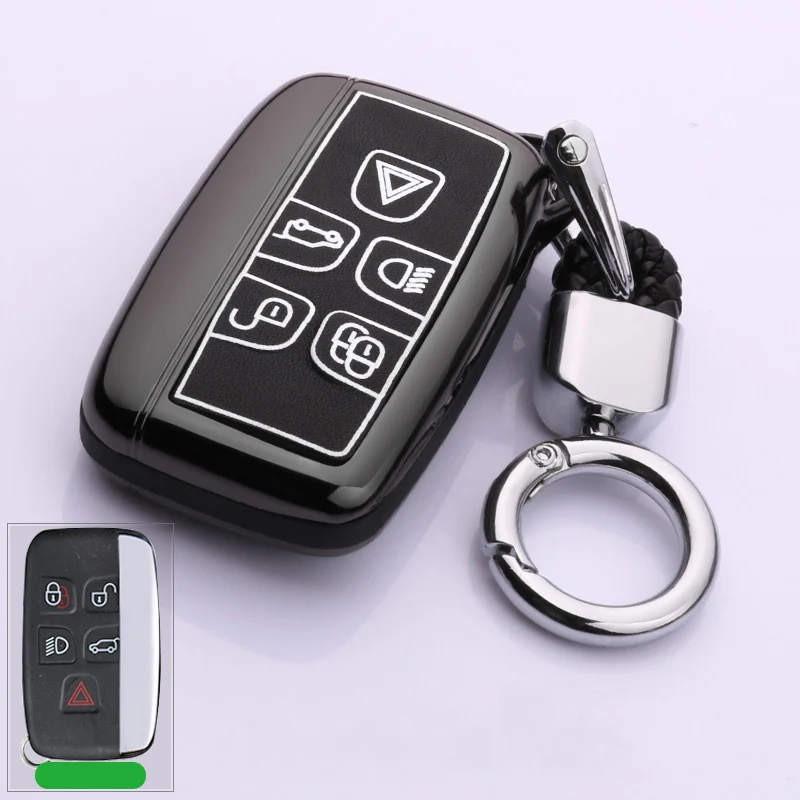 Модный чехол для ключей из цинкового сплава для Land Rover RANGE ROVER SPORT Freelander 2 DISCOVERY4 Evoque для Jaguar XE XJ XJL XF