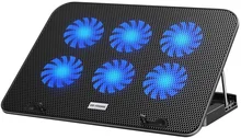 

ICE COOREL Laptop Cooling Cooler Pad, Cooling Pad for Laptop 12-15.6 Inch, Laptop Cooler Stand with 5 Height Adjustable