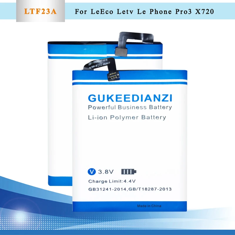 

GUKEEDIANZI LTF23A Mobile Phone Polymer Lithium Replacement 100% New High Capacity Stable Battery 4070mAh For Letv Pro3 X720