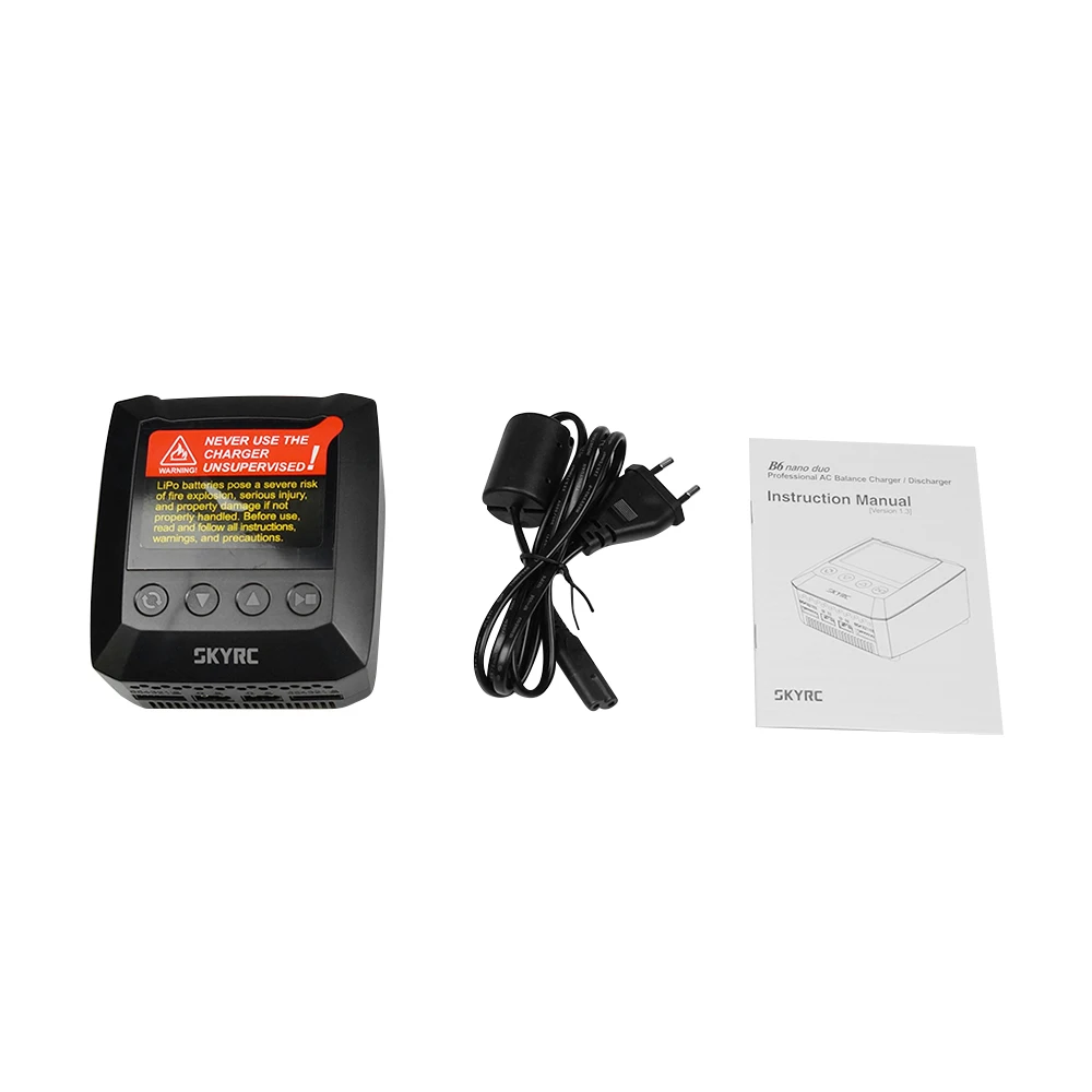 SKYRC B6 Nano Duo зарядное устройство 200 Вт 15A AC/DC BT приложение управление зарядное устройство RC для lipo Liion LiFe LiHV NiMH NiCd Батарея PB