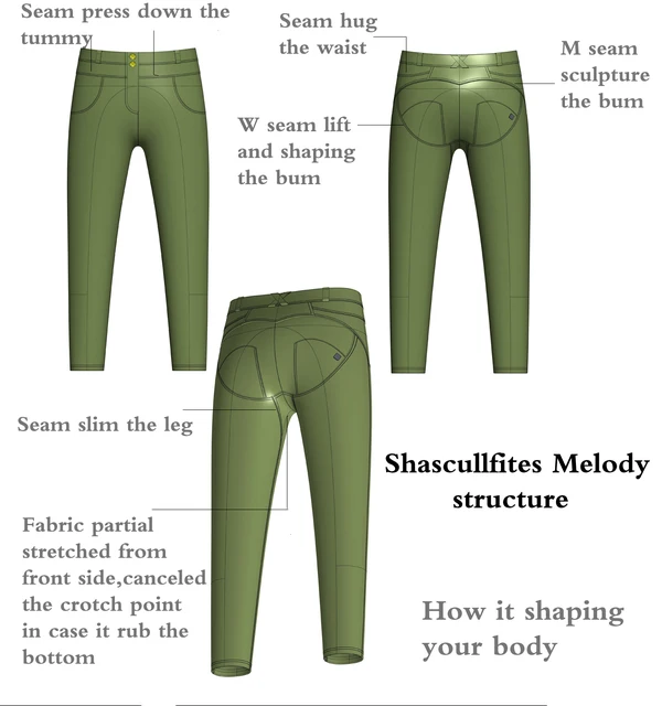 Shascullfites Melody Women's Camouflage Pants Butt Lift Jeans Army Gym  Leggings Workout Yoga Pants with Gift Box Package - AliExpress