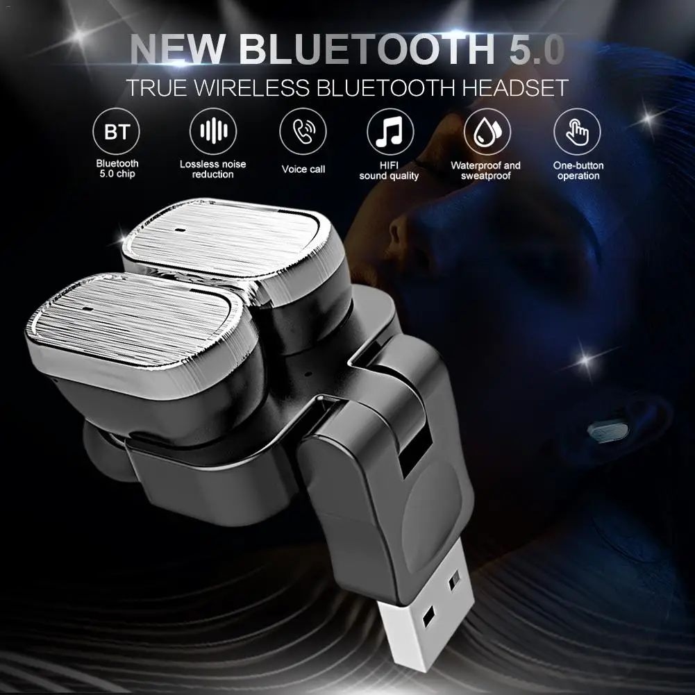 WO2 TWS Bluetooth 5.0 Earbud Wireless Headphone Sport Business Earphone With Mic For Smartphone | Электроника