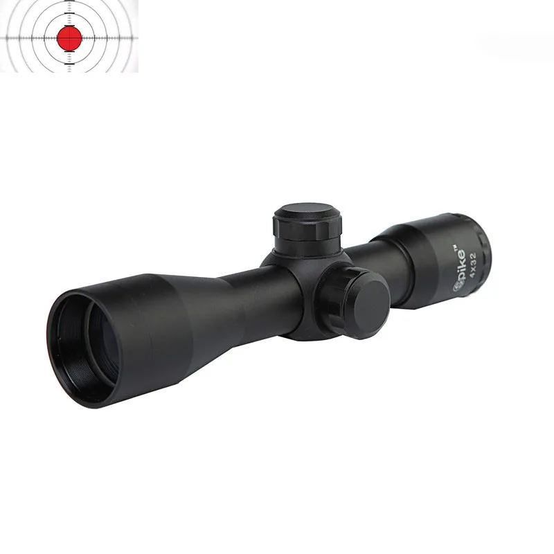 

Optics Riflescope hunting scope 4x32 frosted effect fully coated lens wide field of view and good precision