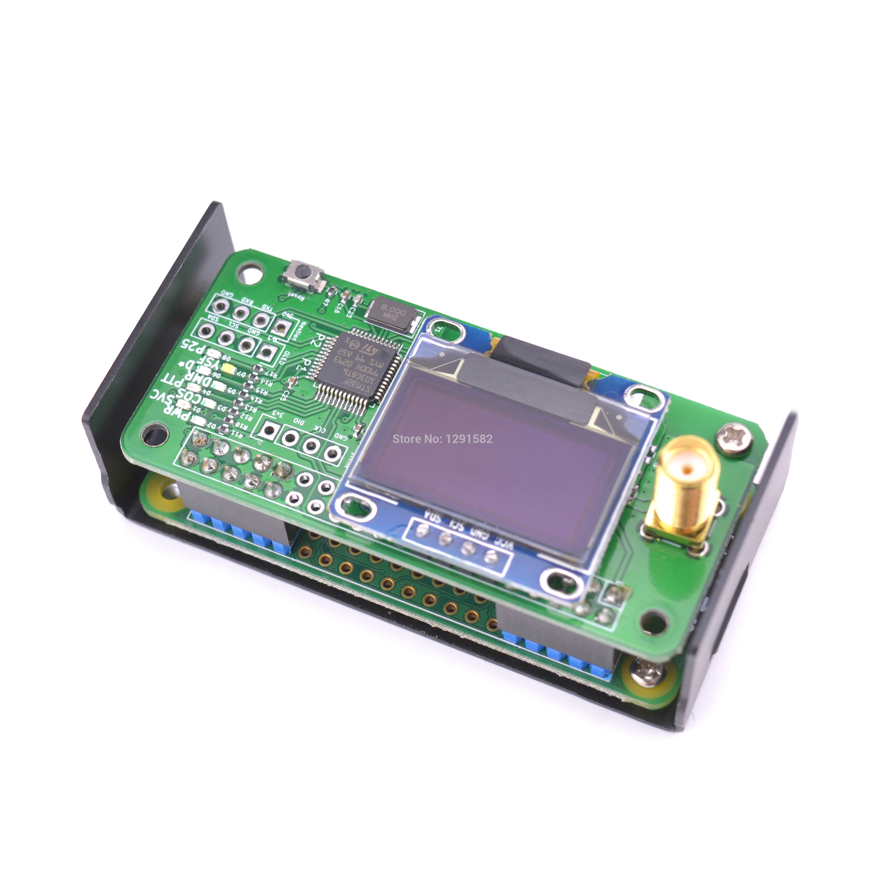 Jumbospot поддержка hotspot MMDVM P25 DMR YSF + raspberry pi OLED антенна черный чехол 16 ГБ TF карта