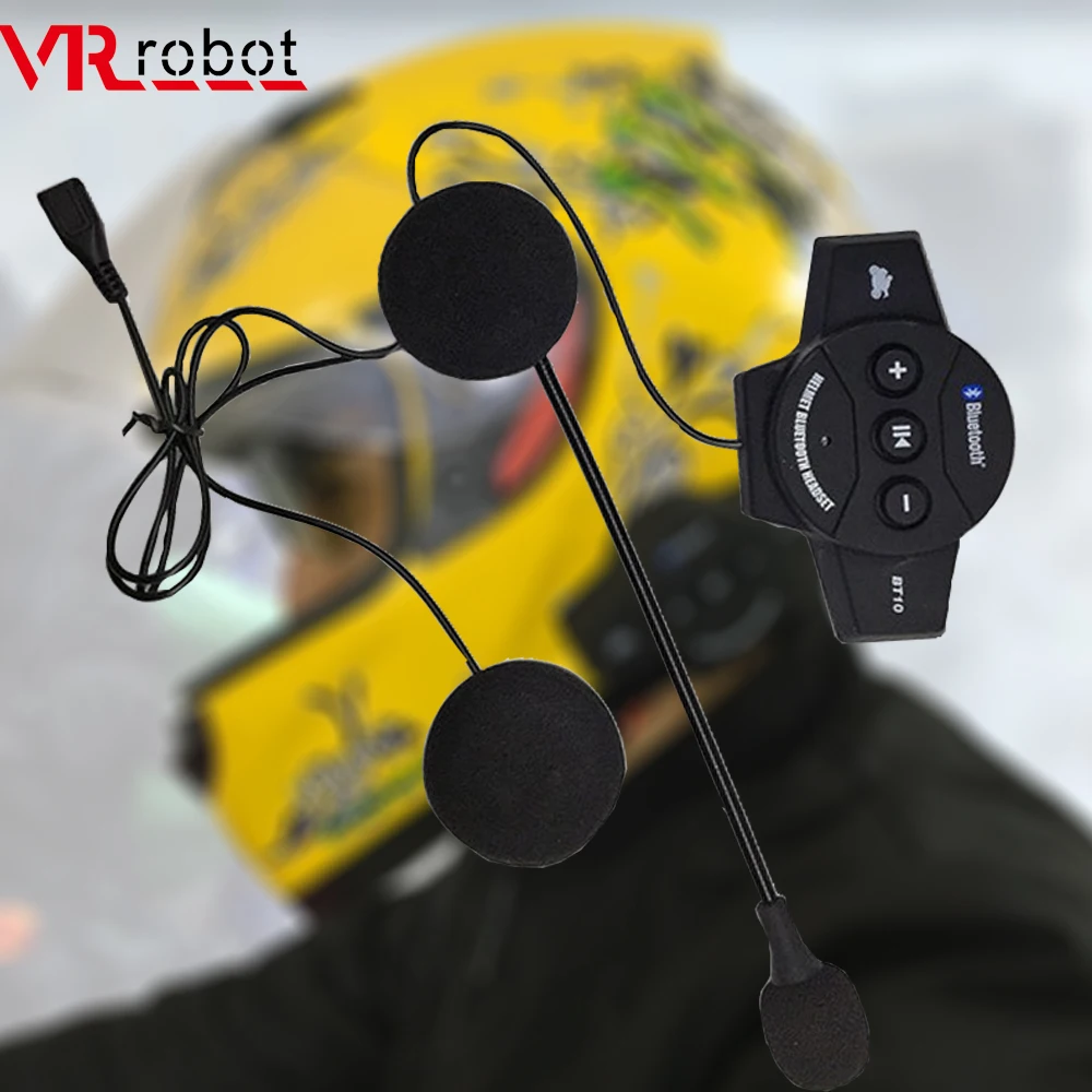 Bluetooth-гарнитура для шлема VR robot мотоциклетная с поддержкой Bluetooth 4 1 MP3 | Автомобили
