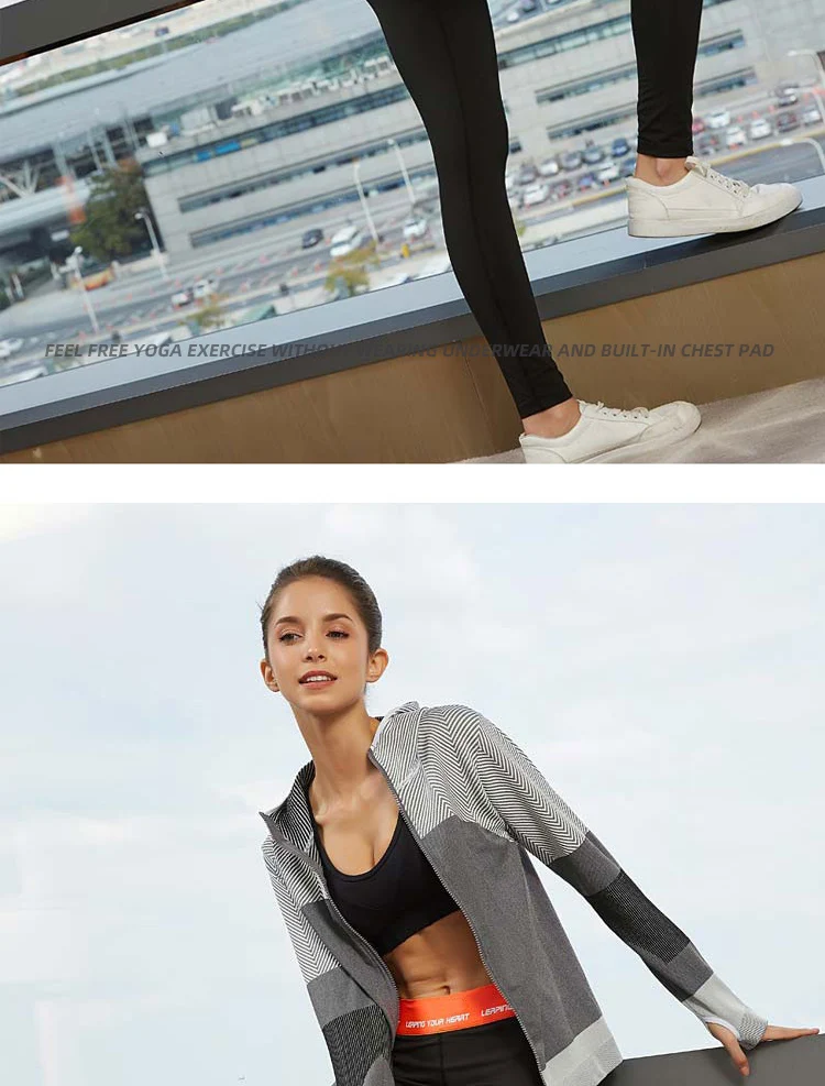 Женские студенческие плотные спортивные куртки для йоги и бега, спортивные костюмы на молнии для фитнеса, одежда с длинными рукавами, тренировочная спортивная одежда