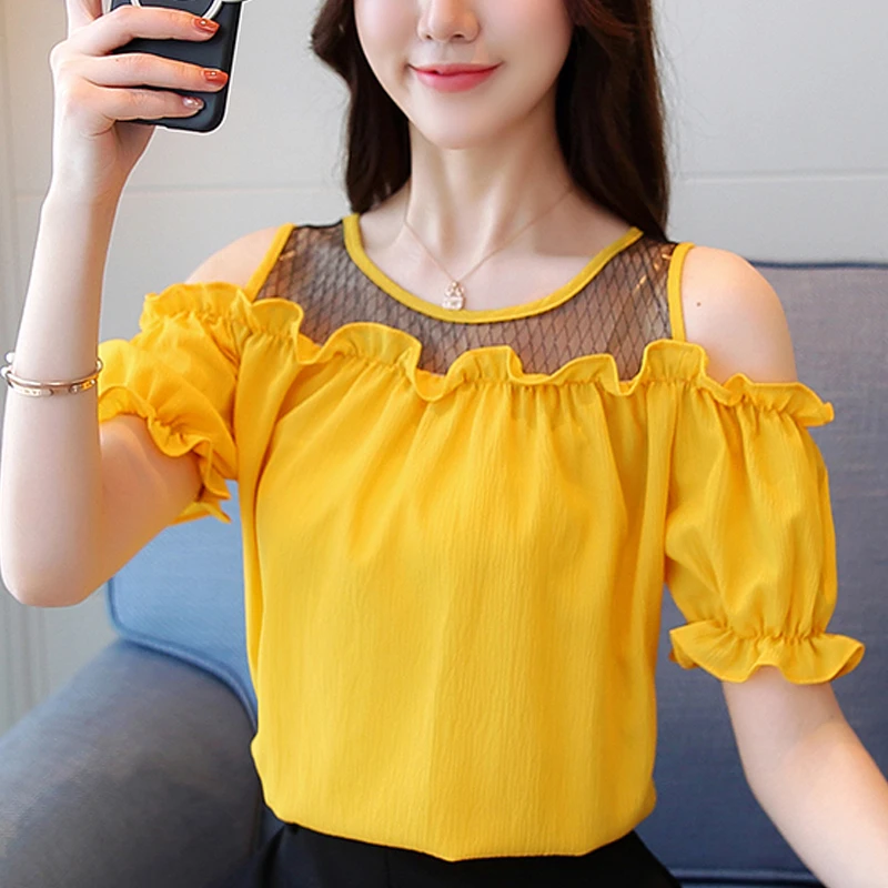 elegant cold shoulder tops