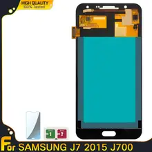 Pantalla LCD para Samsung Galaxy J7 2015 J700 J700F, repuesto de digitalizador con pantalla táctil, J700 J700H J700M