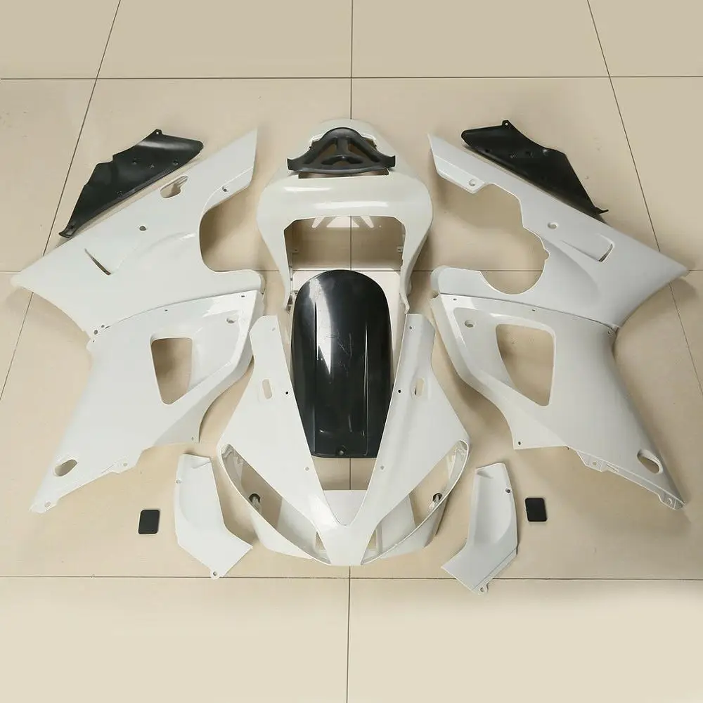 Неокрашенный обтекатель кузова для Yamaha YZF R1 98-99 00-01 02-03 04-06 07-08 09-11 аксессуары для мотоциклов - Цвет: 2000-2001