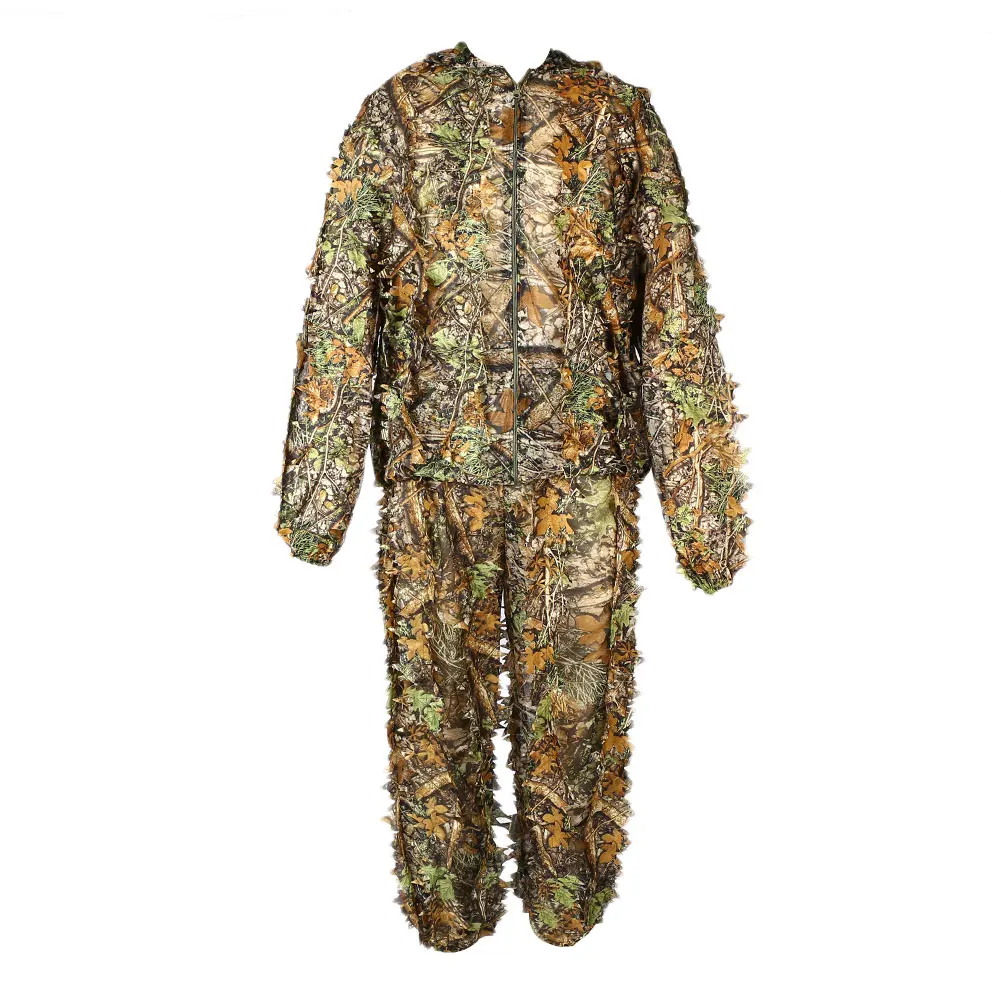 Сезон 3D камуфляжная одежда Ghillie костюм для охоты шутер