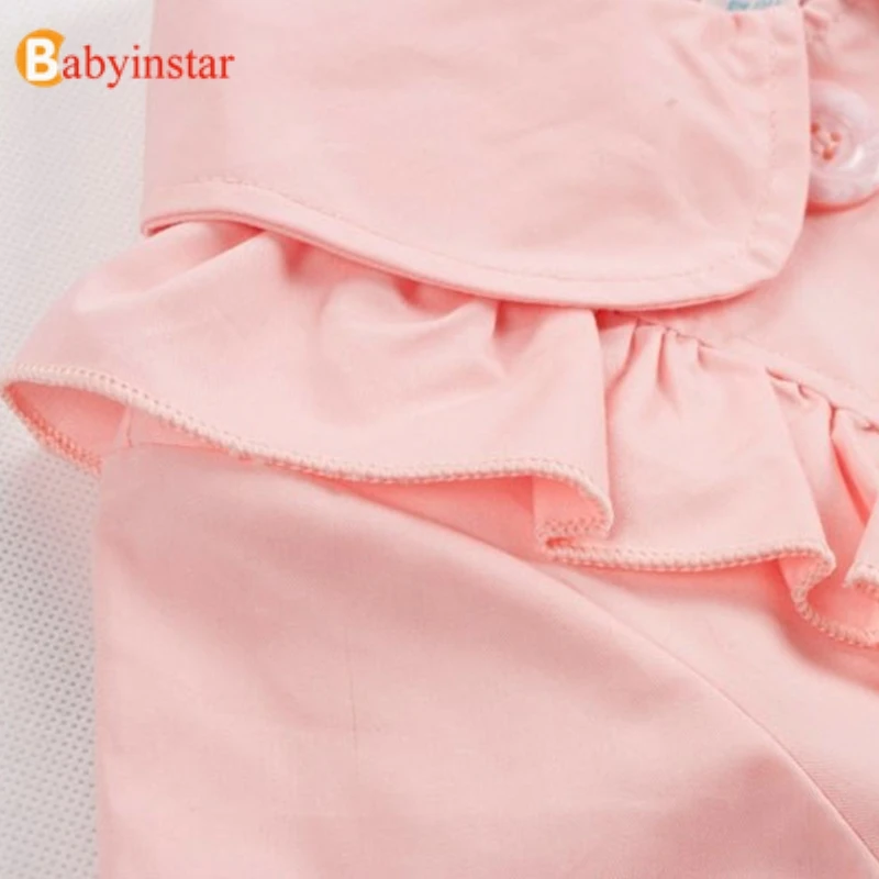 Hot 2-12Y Children Jackets Trench Coats For Girls Brand Jackets Coats Cute Lace Cotton Kids Trench Coat Baby Jacket For Girls