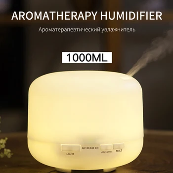 

70ML-1000ML Air Humidifier Aroma Diffuser Aromatherapy Essential Oils Ultrasonic Humidifier Mist Maker 7 LED Color For Home