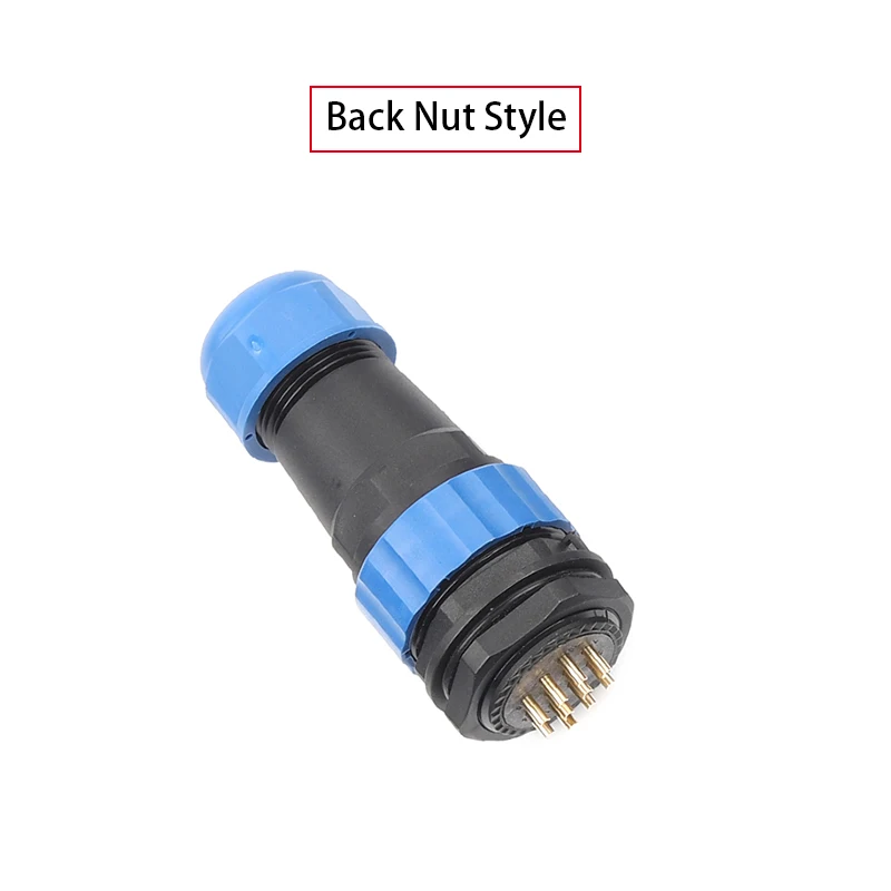 

SP28 Straight Waterproof Connector 2/3/4/5/6/7/9/10/12/14/16/19/22/24/26 Pin IP68 Threaded Socket DIY YOU Aviation Plug