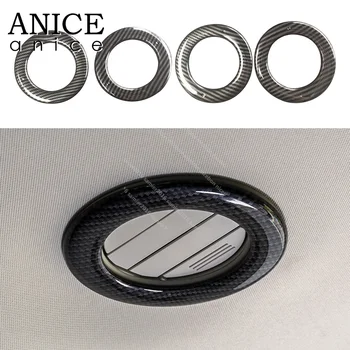 

4pcs Carbon Fiber Color Roof Air Conditioner Vent Cover Trim Fit for Ford Edge 2015 2016 2017 2018 2019 2020 ABS