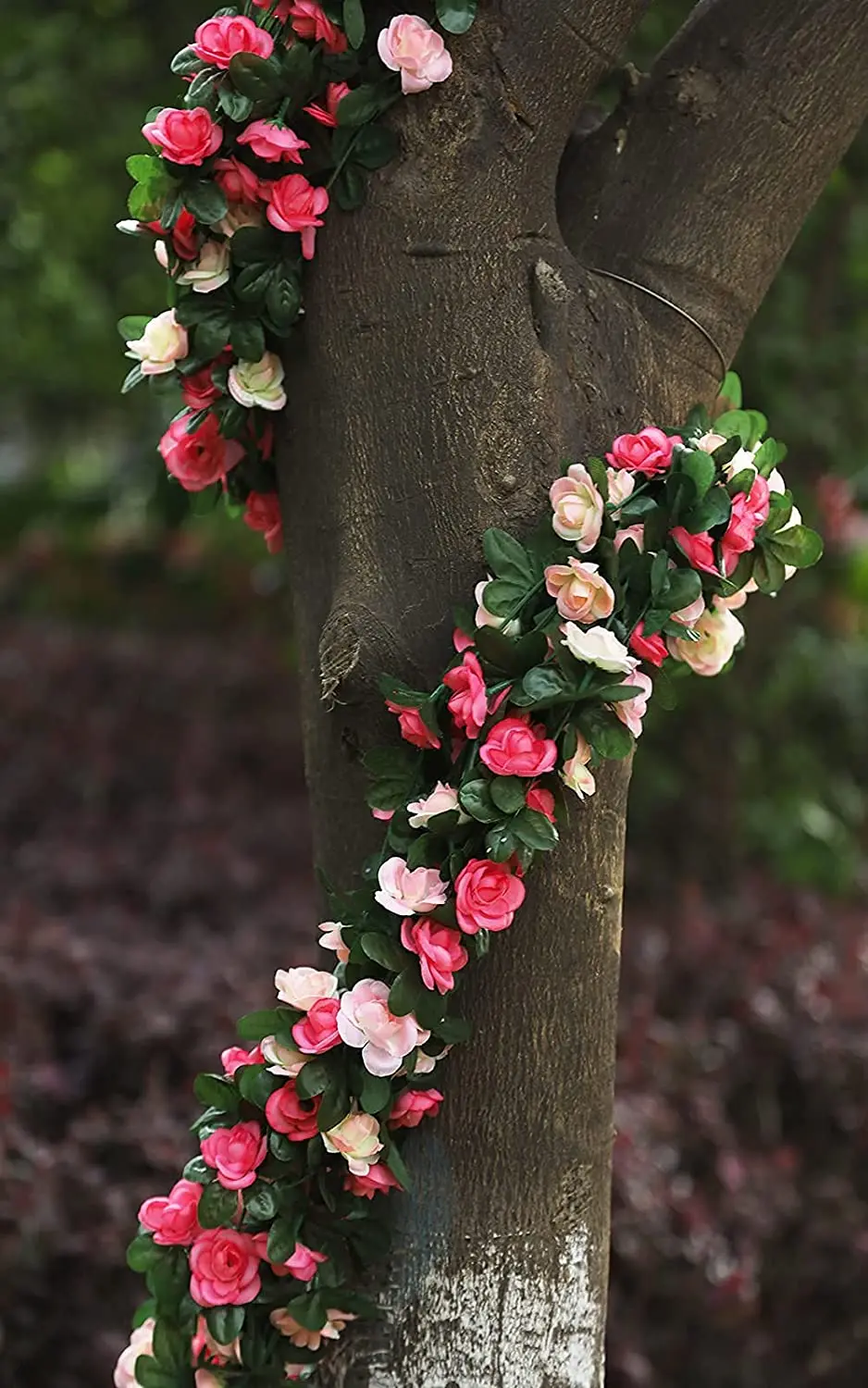 Garland di simulazione di benvenuto, ghirlanda di foglie di eucalipto, decorazione per feste