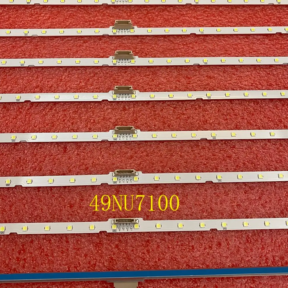 Led Backlight Strip For Samsung 49Nu7100 Ua49Nu7100 Un49Nu7100 Ue49Nu7100 Un49Nu7100Ag Un49Nu7100G Un49Nu7300 Ue49Nu7170U